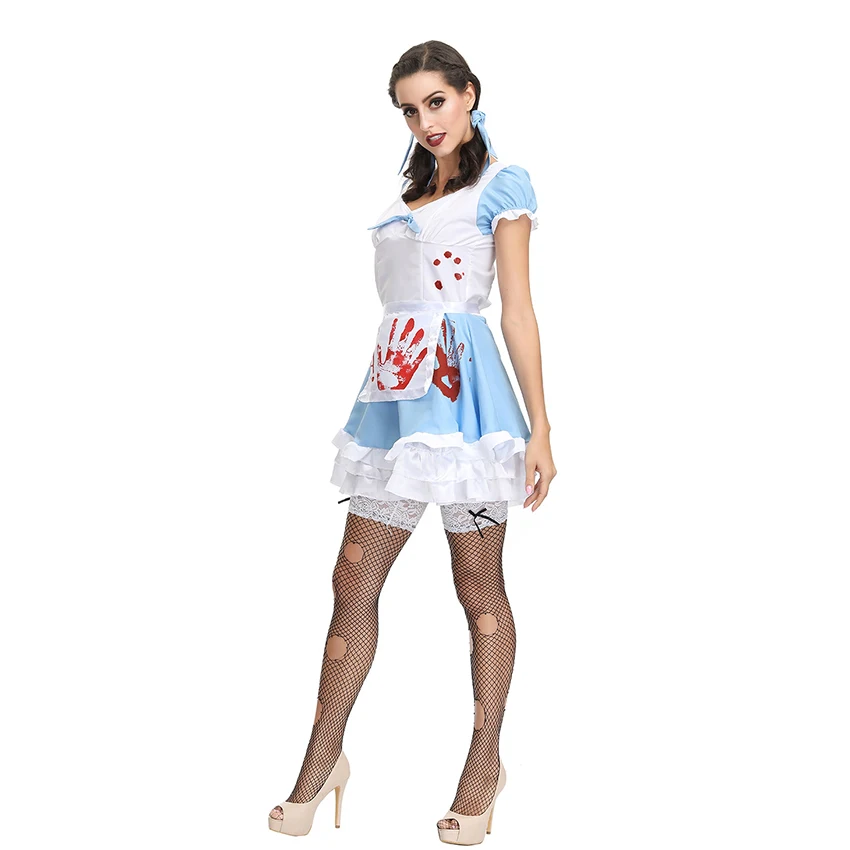 Horror Maid Costume Devil Ladies Scary Fancy Party Dresses Halloween Costumes For Women Service Maid Uniform Alice Dress Girls
Horror Maid Costume Devil Ladies Scary Fancy Party Dresses Halloween Costumes For Women Service Maid Uniform Alice Dress Girls