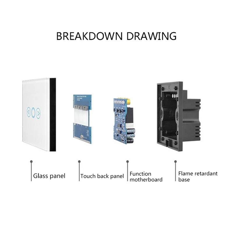 LAIDEYI New Arrival LED Touch Dimmer Switch 20-600W Crystal Panel Wall Controller Switch for Led Light and Dimming Halogen Lamp
LAIDEYI New Arrival LED Touch Dimmer Switch 20-600W Crystal Panel Wall Controller Switch for Led Light and Dimming Halogen Lamp