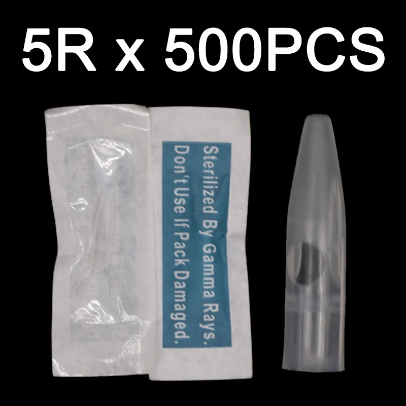 500Pcs 5&7 Prong Round Needles Caps Individually Packed Permanent Makeup Needle Tips For Dragon /Mosaic / Merlin/ Tattoo Machine
500Pcs 5&7 Prong Round Needles Caps Individually Packed Permanent Makeup Needle Tips For Dragon /Mosaic / Merlin/ Tattoo Machine