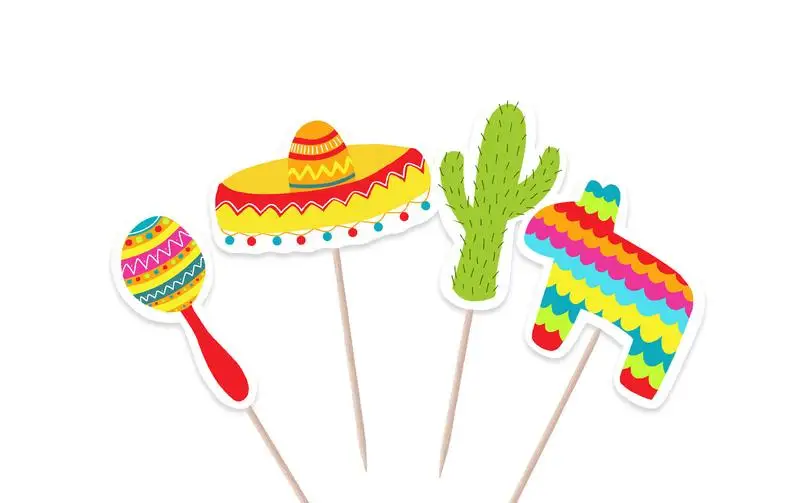 Fiesta Cupcake Toppers Cinco De Mayo Wedding Fiesta Birthday Pinata Sombrero -Set of 12
Fiesta Cupcake Toppers Cinco De Mayo Wedding Fiesta Birthday Pinata Sombrero -Set of 12