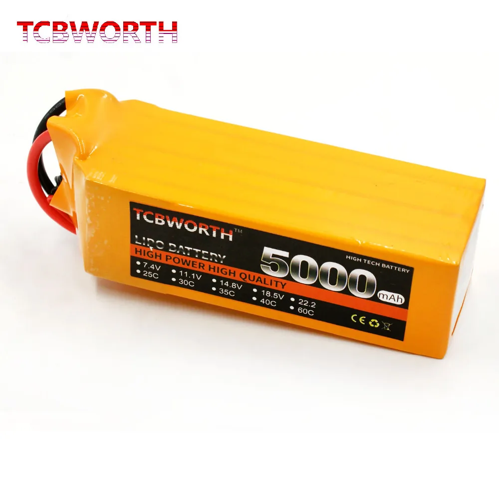 Батареи TCBWORTH 6S 22,2 в 5000 мАч 60C радиоуправляемый самолет LiPo аккумулятор для радиоуправляемого вертолета квадрокоптера дрона автомобиля лодки...
Батареи TCBWORTH 6S 22,2 в 5000 мАч 60C радиоуправляемый самолет LiPo аккумулятор для радиоуправляемого вертолета квадрокоптера дрона автомобиля лодки...