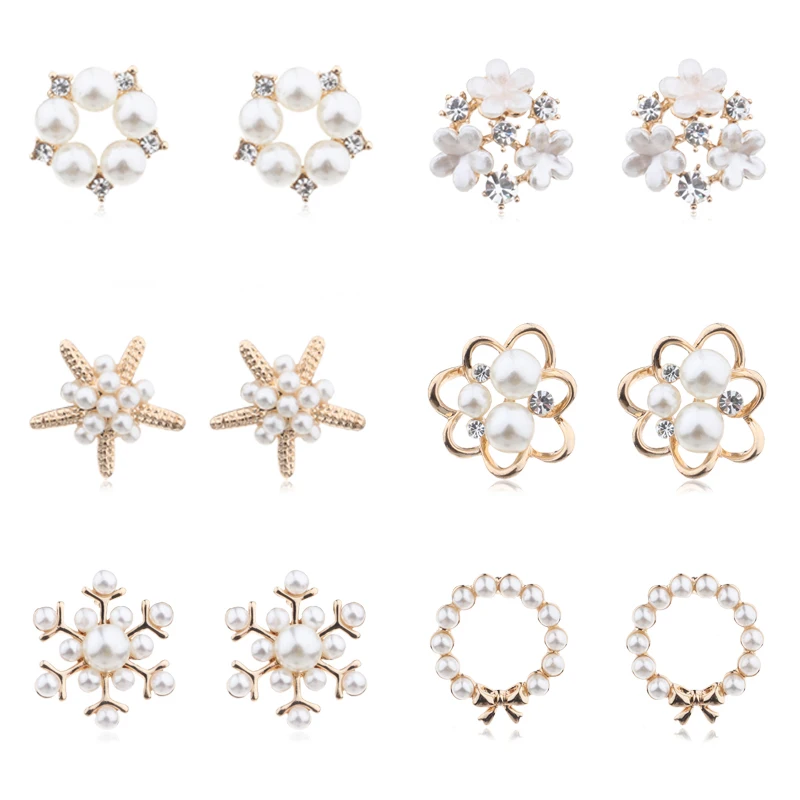 MENGJIQIAO 2019 Fashion New Style Simulated Pearl Flower Stud Earrings For Women Sweet Bijoux Cute Heart Starfish Oorbellen Gift
MENGJIQIAO 2019 Fashion New Style Simulated Pearl Flower Stud Earrings For Women Sweet Bijoux Cute Heart Starfish Oorbellen Gift