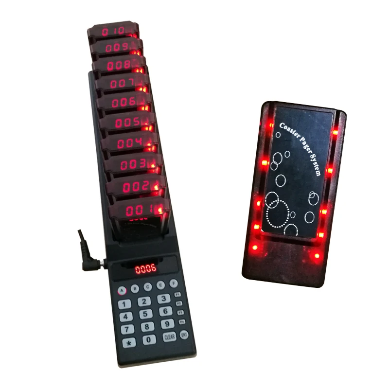 Restaurant paging system 10pcs Call Coaster Pager Restaurant Equipments digit number on top
Restaurant paging system 10pcs Call Coaster Pager Restaurant Equipments digit number on top