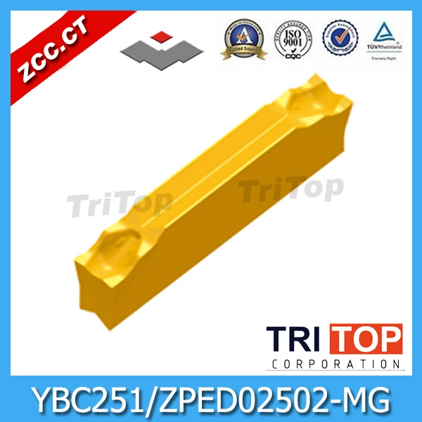 10inserts/box ZCCCT Tungsten Carbide cutting tools manufacturers YBC251 ZPED02502 MG Parting inserts
10inserts/box ZCCCT Tungsten Carbide cutting tools manufacturers YBC251 ZPED02502 MG Parting inserts