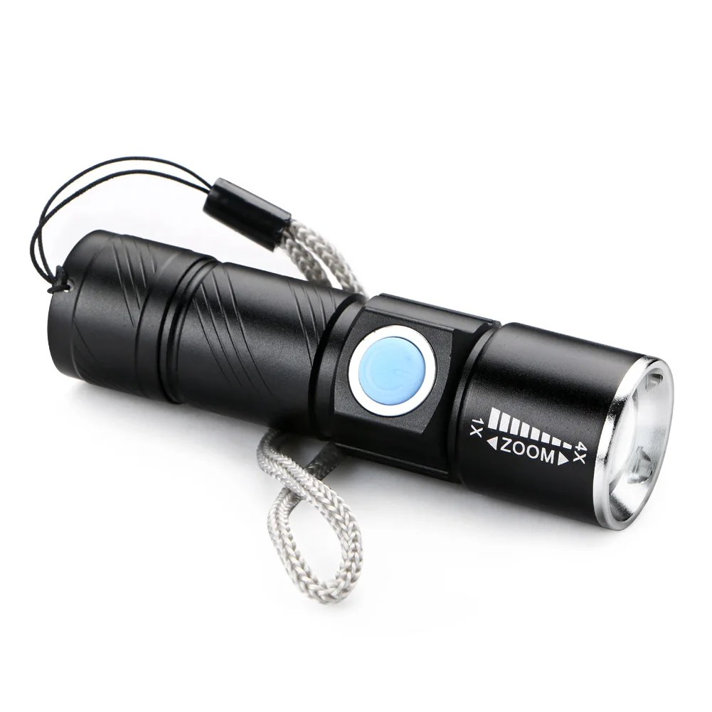 New Super Bright Mini Q5 LED 1000 Lm USB Rechargeable Zoomable Focus Flashlight Torch For Hiking Camping
New Super Bright Mini Q5 LED 1000 Lm USB Rechargeable Zoomable Focus Flashlight Torch For Hiking Camping