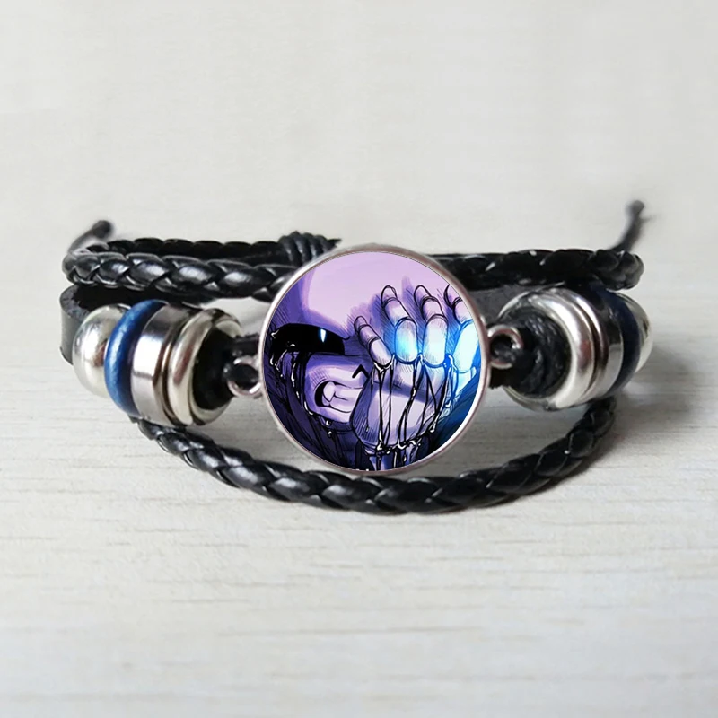 Undertale Game Gamer Gaming Leather bracelet Ghost Video Game bracelet Glass Cabochon black Leather bracelet Art Gifts
Undertale Game Gamer Gaming Leather bracelet Ghost Video Game bracelet Glass Cabochon black Leather bracelet Art Gifts