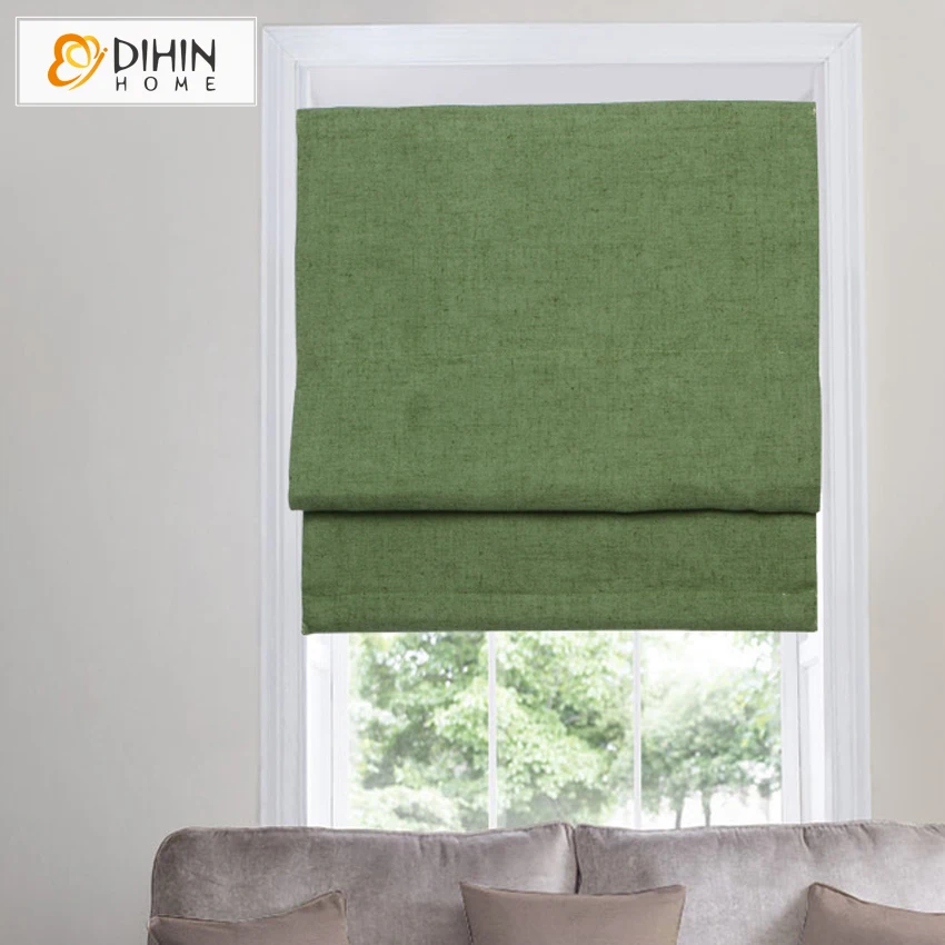 DIHIN HOME Modern Green Blackout Curtains Rollor Blinds Cotton/Linen Cloth Roman Blinds Curtain Drapes
DIHIN HOME Modern Green Blackout Curtains Rollor Blinds Cotton/Linen Cloth Roman Blinds Curtain Drapes