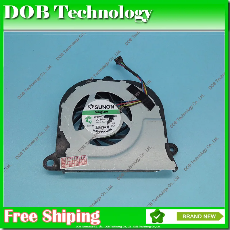New laptop cpu cooling fan cooler FOR ACER GateWay EC54 EC58 EP38 8531 8571 TM8571-6465 Forcecon DFB451005M10T F992 DC5V 0.4A
New laptop cpu cooling fan cooler FOR ACER GateWay EC54 EC58 EP38 8531 8571 TM8571-6465 Forcecon DFB451005M10T F992 DC5V 0.4A