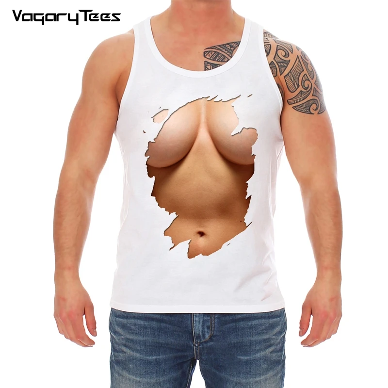 Cool men Summer Cool Tops Casual 3D boobs Print Vest Big Boobs Sexy Breast design Print Tank top
Cool men Summer Cool Tops Casual 3D boobs Print Vest Big Boobs Sexy Breast design Print Tank top