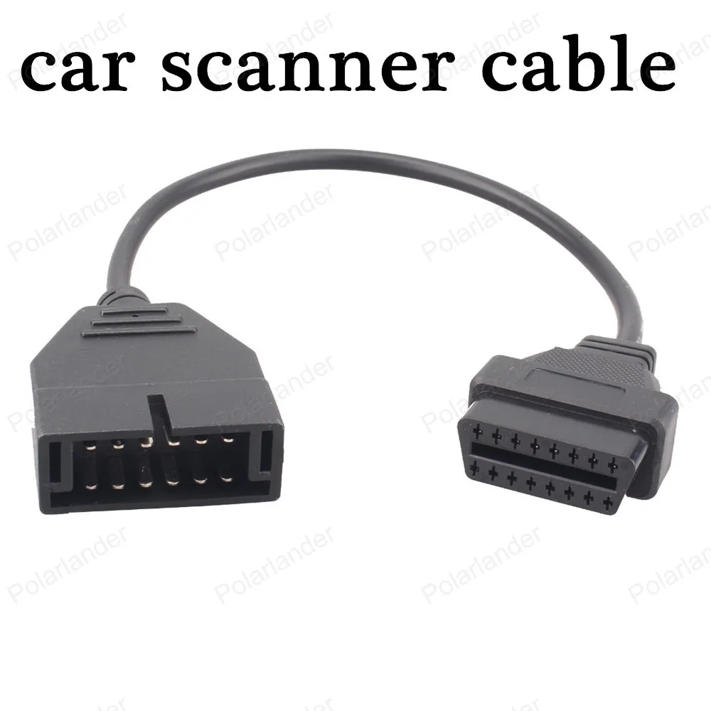 OBD/OBD2 12 Pin to 16Pin Connector Car Diagnostic Tool scanner Professional tool for G-M Vehicles adapter cables
OBD/OBD2 12 Pin to 16Pin Connector Car Diagnostic Tool scanner Professional tool for G-M Vehicles adapter cables