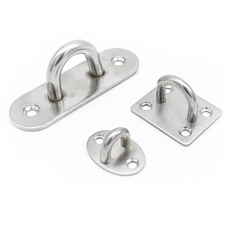 New 2pcs Stainless Steel Oval U Shape Ceiling Hooks With Accessories Base Wall Suspension Hammock Swing Ceiling Hooks
New 2pcs Stainless Steel Oval U Shape Ceiling Hooks With Accessories Base Wall Suspension Hammock Swing Ceiling Hooks