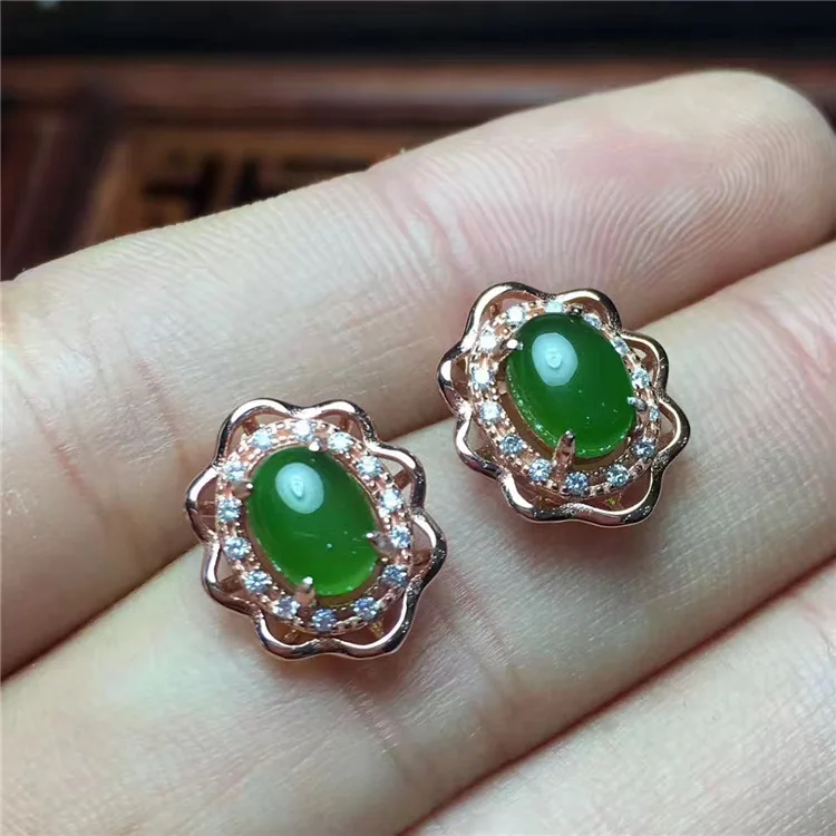 KJJEAXCMY fine jewelry 925 sterling silver inlaid with natural hetian jade medulla lady's long ear nail oval ear hook shaped
KJJEAXCMY fine jewelry 925 sterling silver inlaid with natural hetian jade medulla lady's long ear nail oval ear hook shaped