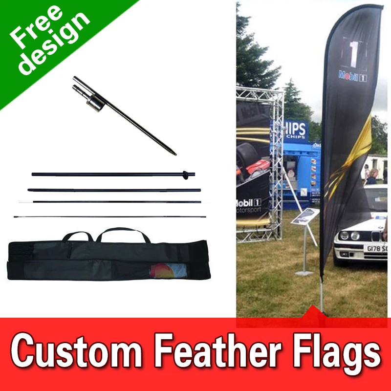 Free Design Free Shipping Single Sided In-ground Spike Feather Banners Flag Signs Advertising Flutter Flags Tall Flags
Free Design Free Shipping Single Sided In-ground Spike Feather Banners Flag Signs Advertising Flutter Flags Tall Flags