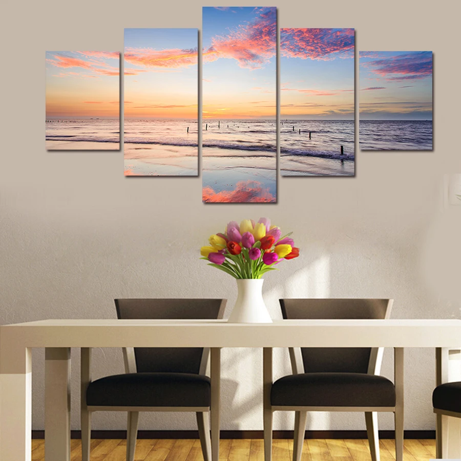 5 Панель Wall Art пейзаж и волны живопись на холсте абстрактные рисунки на холсте фотографии Декор Гостиная стены холст картина маслом
5 Панель Wall Art пейзаж и волны живопись на холсте абстрактные рисунки на холсте фотографии Декор Гостиная стены холст картина маслом