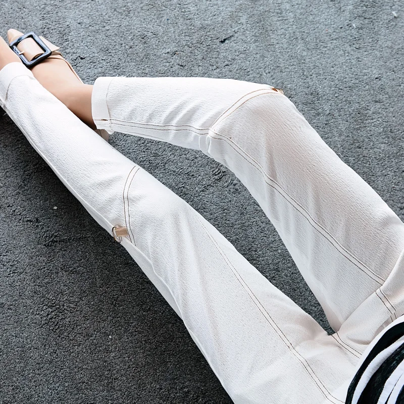 Autumn jacquard pregnant women trousers white women nine minutes of pants, leisure abdomen straight canister pregnant women big
Autumn jacquard pregnant women trousers white women nine minutes of pants, leisure abdomen straight canister pregnant women big