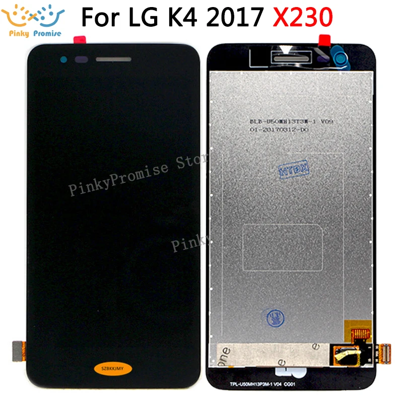Для LG K4 2017 X230 ЖК дисплей сенсорный экран дигитайзер с рамкой в сборе или без рамки для Бесплатная доставка|lg
