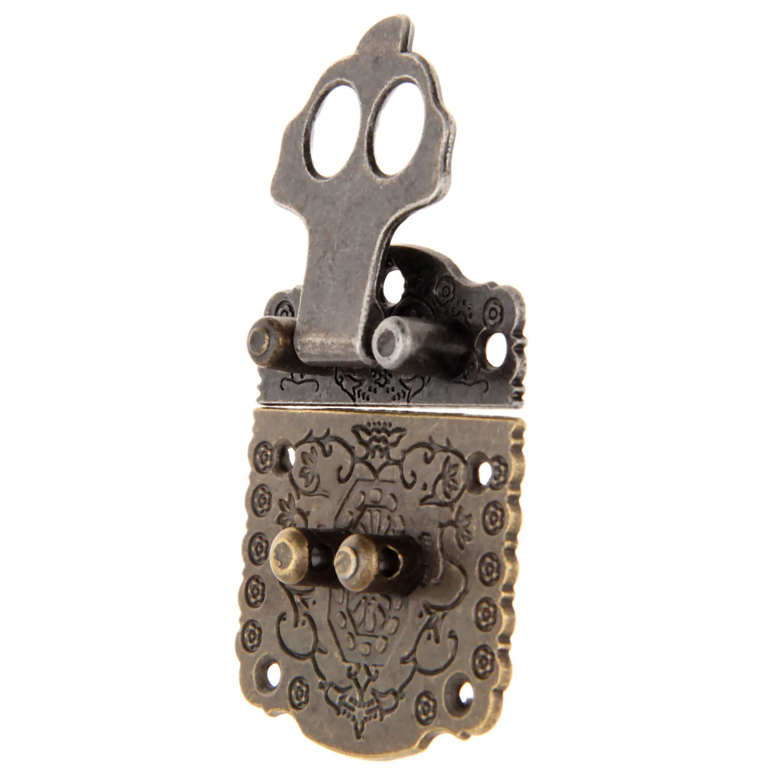 1 шт. 53x41 мм античный бронзовый железный замок декоративная защелка крючок