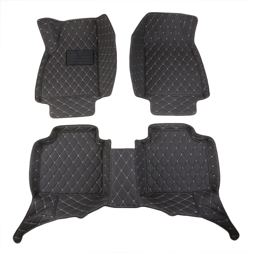 Car Floor Mats Case for Toyota Highlander 5/7 seats Customized Auto 3D Carpets Custom-fit Foot Liner Mat Rugs Black | Автомобили и