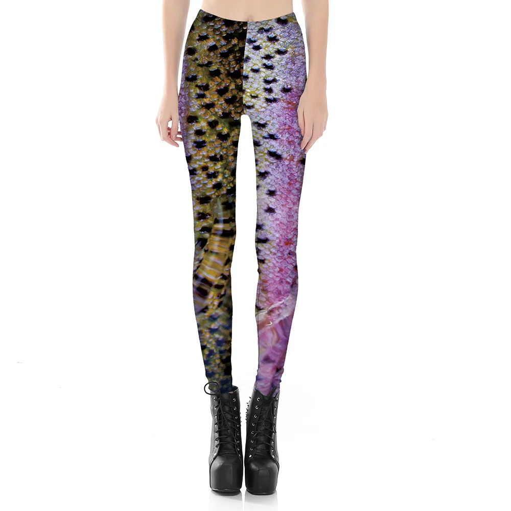 Women Fish Scale Print Leggings Fitness Workout Cheerleader Rooter Pants Hiphop Party Elastic Fiber Unisex Trousers
Women Fish Scale Print Leggings Fitness Workout Cheerleader Rooter Pants Hiphop Party Elastic Fiber Unisex Trousers