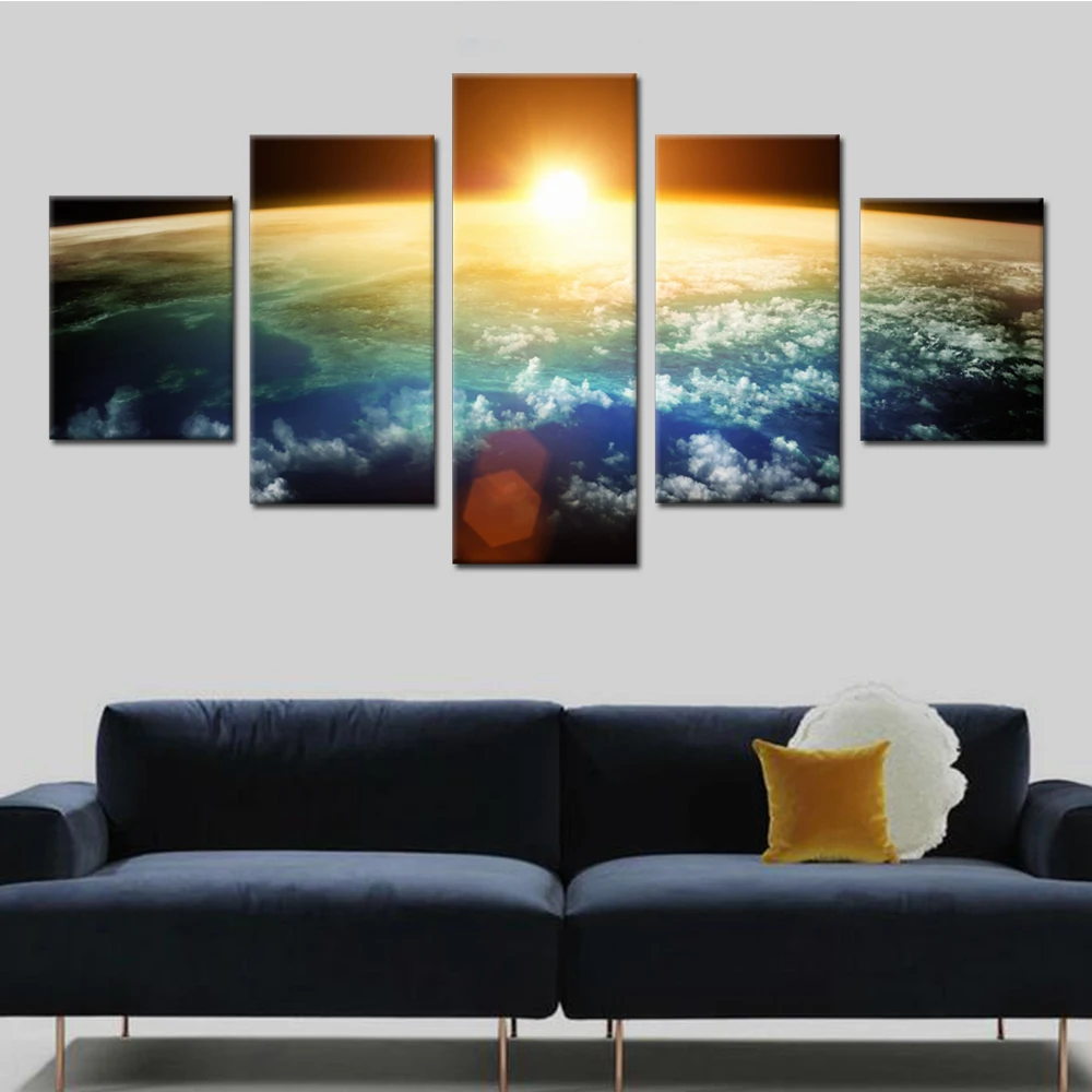 Sunset From Outer Space Canvas Set Canvas Pictures for Living Room Modular Paintings on The Wall Cheap Wall Art Drop Shipping
Sunset From Outer Space Canvas Set Canvas Pictures for Living Room Modular Paintings on The Wall Cheap Wall Art Drop Shipping