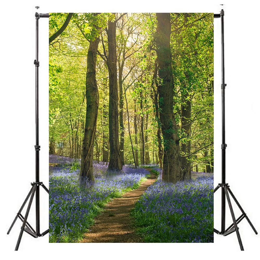 Mocsicka Forest Backdrop Attractive Purple Bluebells Photography Backdrops Blue Magic Fairytale Forest Photo Background
Mocsicka Forest Backdrop Attractive Purple Bluebells Photography Backdrops Blue Magic Fairytale Forest Photo Background