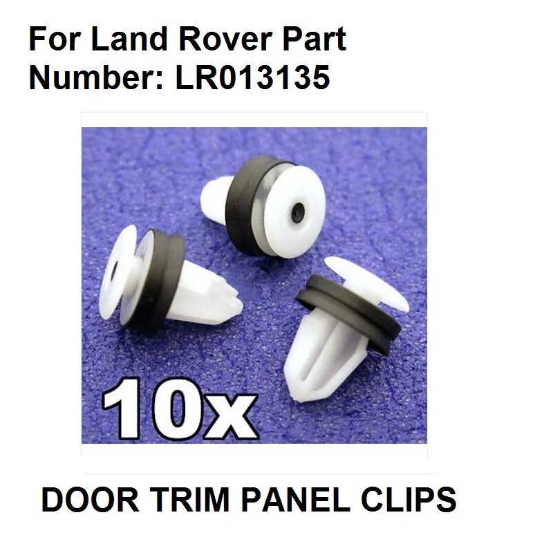 10x Plastic Trim Clips for Land Rover Door Cards & Interior Trim Panels - LR013135 New
10x Plastic Trim Clips for Land Rover Door Cards & Interior Trim Panels - LR013135 New