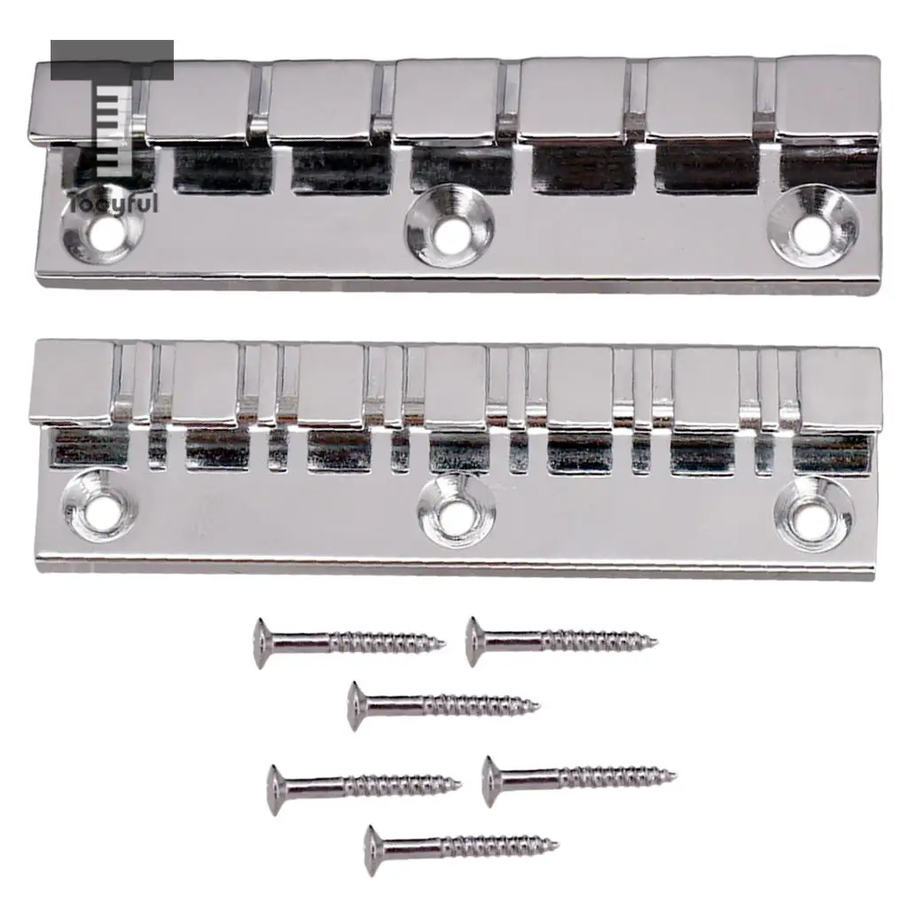 Tooyful Brass Guitar Bridge Fixed Harp Bridge String for Electric Guitar 6/12 Strings
Tooyful Brass Guitar Bridge Fixed Harp Bridge String for Electric Guitar 6/12 Strings