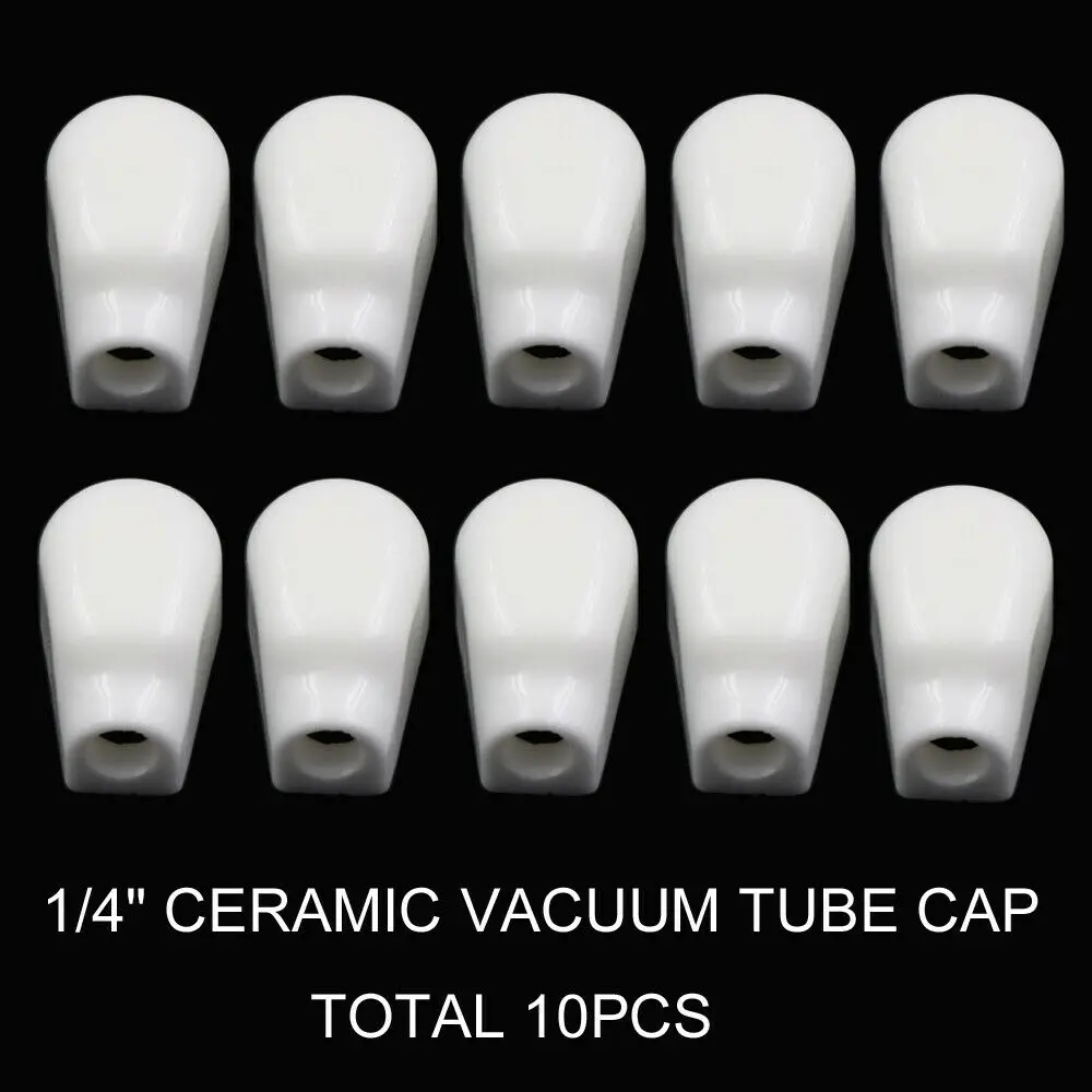 10PCS VACUUM TUBE ANODE CAP Ceramic 1/4" 6.4mm Hat Grip Plate Cap for EL504 FU-519 EF37 Vintage Audio Amplifier DIY
10PCS VACUUM TUBE ANODE CAP Ceramic 1/4" 6.4mm Hat Grip Plate Cap for EL504 FU-519 EF37 Vintage Audio Amplifier DIY
