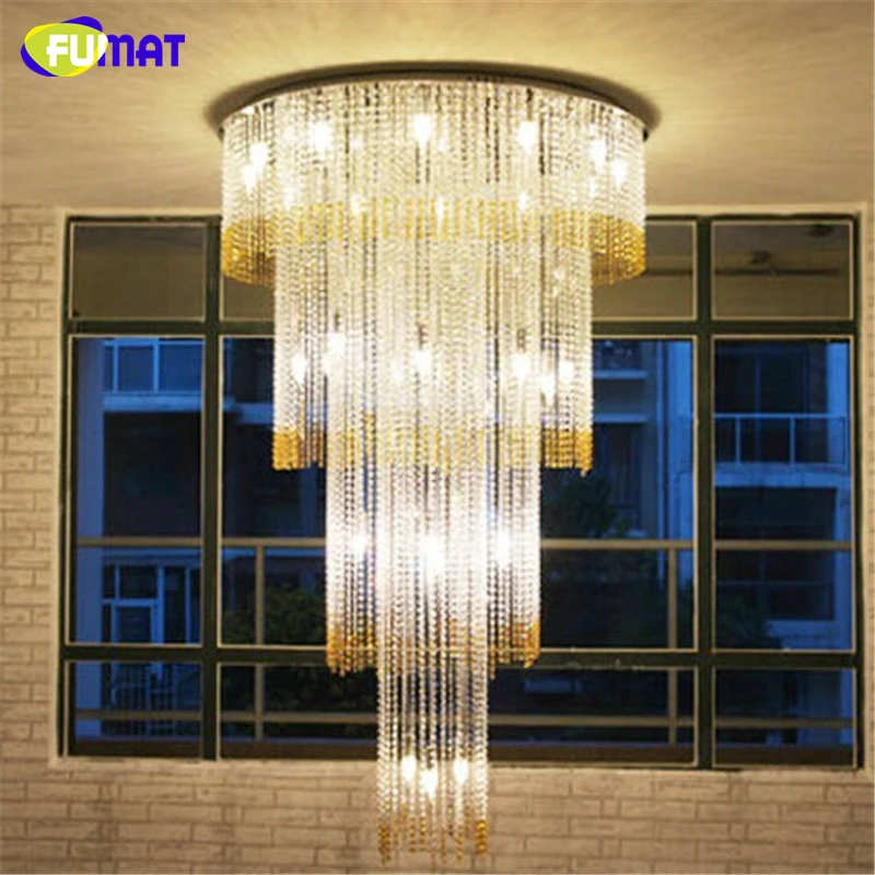 FUMAT K9 Crystal Chandeliers Modern LED Luxury Hotel Lobby Chandelier Ceiling Lustre Cake Version K9 Crystal Light Fixtures
FUMAT K9 Crystal Chandeliers Modern LED Luxury Hotel Lobby Chandelier Ceiling Lustre Cake Version K9 Crystal Light Fixtures
