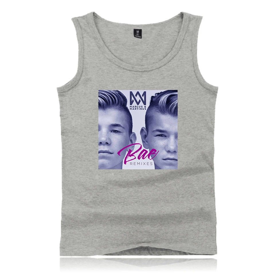 Pop Act Marcus And Martinus Tank Tops Plus Size Summer Vest Casual Clothing Hip Hop Sleeveless Shirt Fasion Fitness Tank Top Men
Pop Act Marcus And Martinus Tank Tops Plus Size Summer Vest Casual Clothing Hip Hop Sleeveless Shirt Fasion Fitness Tank Top Men