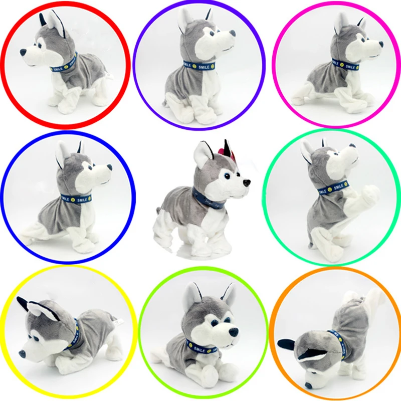 Electronic Robot Dog Kids Plush Toy Sound Control Interactive Bark Stand Walk 8 Movements Plush Kids Christmas Gift
Electronic Robot Dog Kids Plush Toy Sound Control Interactive Bark Stand Walk 8 Movements Plush Kids Christmas Gift