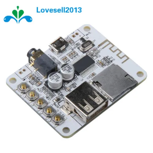 Bluetooth Audio Receiver board with USB TF card Slot decoding playback preamp output A7-004 5V 2.1 Wireless Stereo Music Module
Bluetooth Audio Receiver board with USB TF card Slot decoding playback preamp output A7-004 5V 2.1 Wireless Stereo Music Module