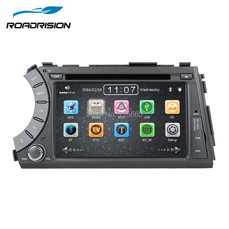 Автомобильный DVD плеер RoadRision 2 din для Ssangyong Kyron Actyon с GPS навигацией bluetooth ipod 3G заднего