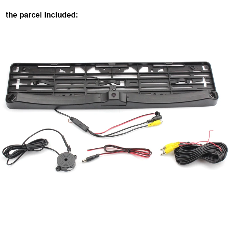 Sinairyu Auto Front / Rear Parking Radar Sensor + HD CCD Europe Russia License Plate Frame Car Front Camera Without Parking Line
Sinairyu Auto Front / Rear Parking Radar Sensor + HD CCD Europe Russia License Plate Frame Car Front Camera Without Parking Line