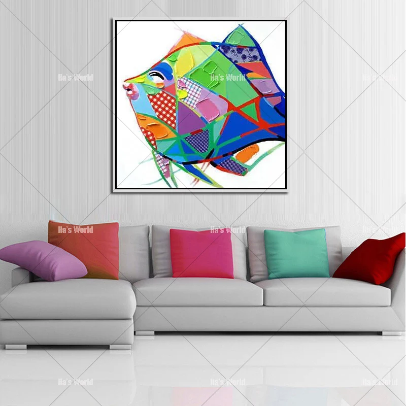 100% Handmade Animal Decor Oil Painting Fish Wall Art Living Room Decorations Canvas Paintings For Living Room As Unique Gift
100% Handmade Animal Decor Oil Painting Fish Wall Art Living Room Decorations Canvas Paintings For Living Room As Unique Gift
