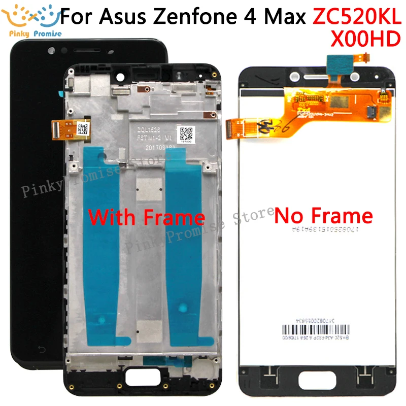 ЖК дисплей 5 2 дюйма 1280x720 IPS для Asus Zenfone 4 Max ZC520KL сенсорный экран дигитайзер запасные