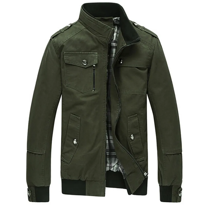 Washed Cotton Men's Jacket 2016 New Stand Collar Coat Spring/Fall Fashion Denim Blue British Style Mens Jackets Big yard 4XL
Washed Cotton Men's Jacket 2016 New Stand Collar Coat Spring/Fall Fashion Denim Blue British Style Mens Jackets Big yard 4XL