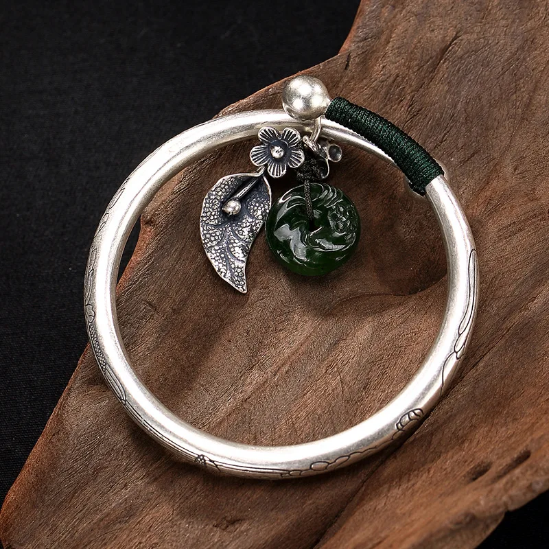 2018 Top Fashion Sale Bangle Deer S990, Pure Silver, Antique Pattern And Ms. Tian Biyu's High-grade Sterling Bracelet Bracelet.
2018 Top Fashion Sale Bangle Deer S990, Pure Silver, Antique Pattern And Ms. Tian Biyu's High-grade Sterling Bracelet Bracelet.
