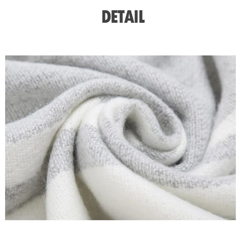 Winter Scarf Cashmere Women Striped Warm Blanket Scarf Basic Shawls Women's Scarves and Wraps Wool Cashmere Foulard 200*80CM
Winter Scarf Cashmere Women Striped Warm Blanket Scarf Basic Shawls Women's Scarves and Wraps Wool Cashmere Foulard 200*80CM