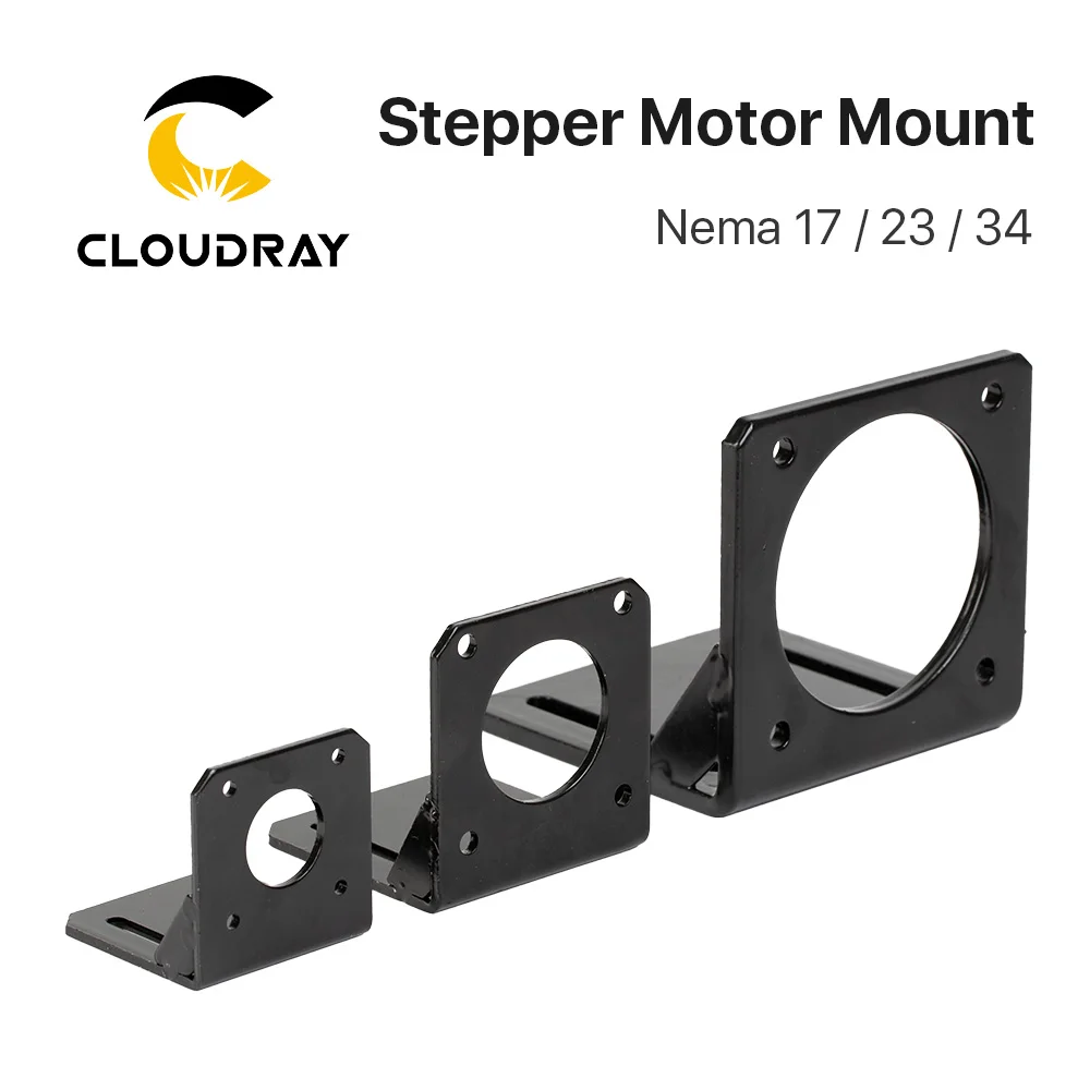 Cloudray основание двигателя для NEMA17 NEMA23 NEMA34 шаговый двигатель алюминиевый крепеж с