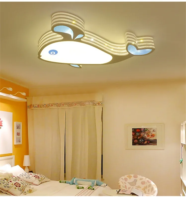 Children's room led ceiling lamp bedroom lamp eye protection cartoon lamp dolphin whale stepless dimming iron art acrylic lamp
Children's room led ceiling lamp bedroom lamp eye protection cartoon lamp dolphin whale stepless dimming iron art acrylic lamp