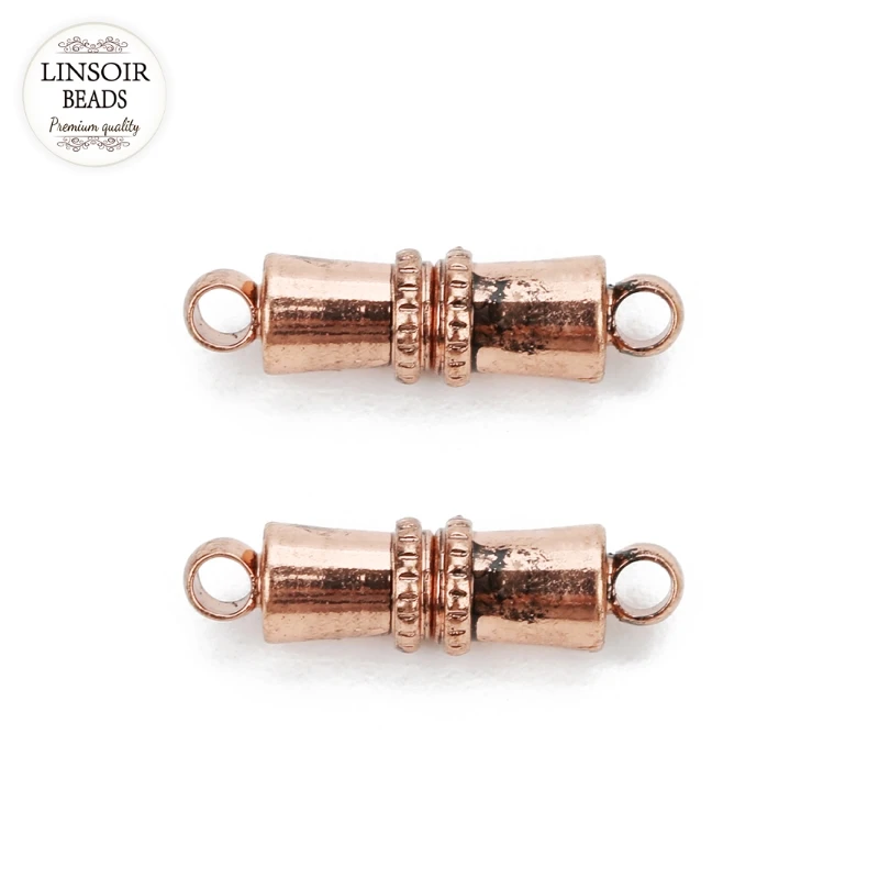 Linsoir 5pcs/lot Magnetic Clasps 5*18mm Fit Round Leather Cord Clasp Diy Jewelry Strong Magnetic Clasps for Bracelets Making
Linsoir 5pcs/lot Magnetic Clasps 5*18mm Fit Round Leather Cord Clasp Diy Jewelry Strong Magnetic Clasps for Bracelets Making