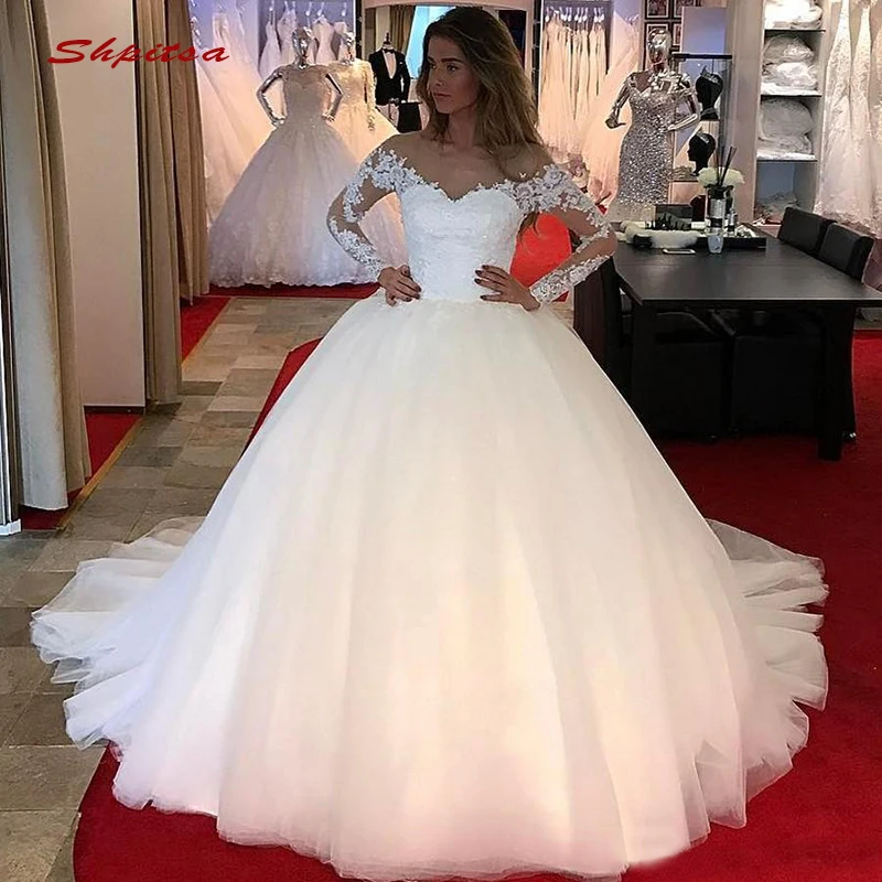 Long Sleeve Lace Wedding Dresses Ball Gown Turkey Plus Size Bride Bridal Weding Weeding Dresses Wedding Gowns 2019
Long Sleeve Lace Wedding Dresses Ball Gown Turkey Plus Size Bride Bridal Weding Weeding Dresses Wedding Gowns 2019