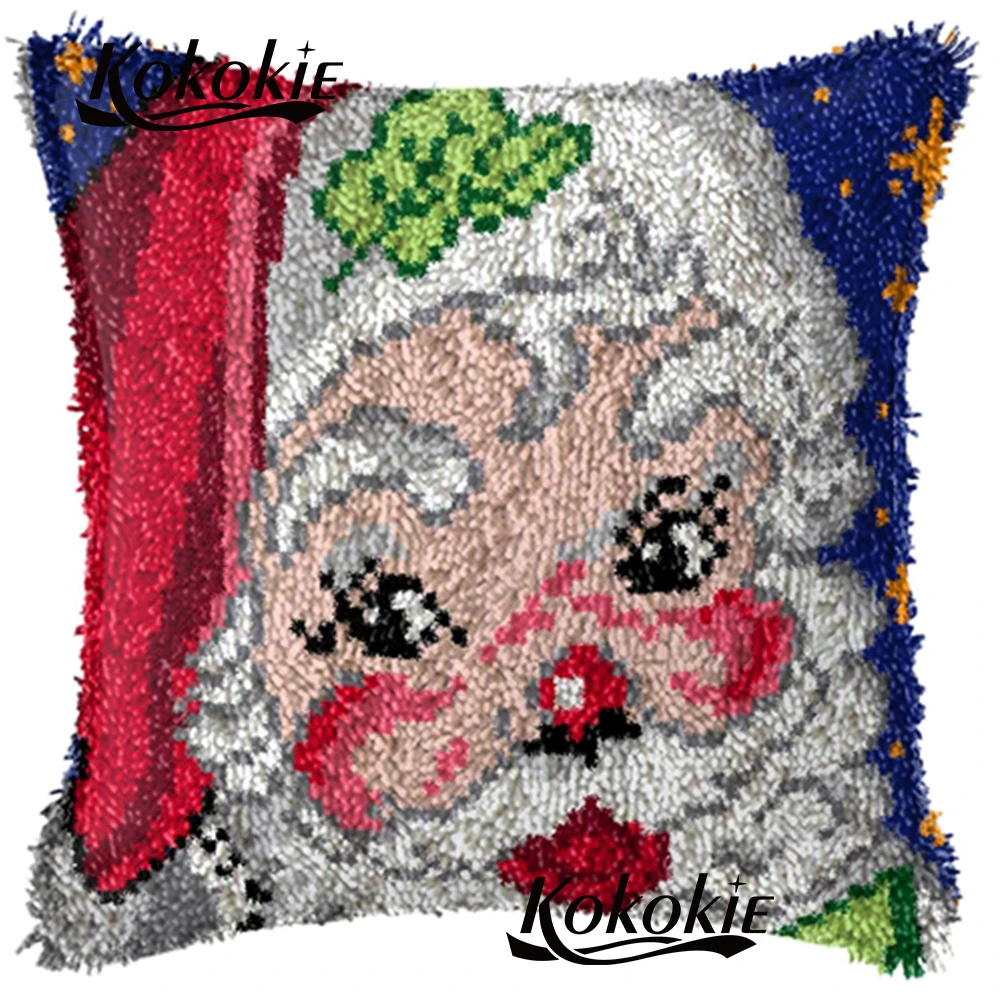 Handicraft needlework embroidery yarn pillowcase latch hook rug making kits cross stitch kits Christmas printed cushion mat
Handicraft needlework embroidery yarn pillowcase latch hook rug making kits cross stitch kits Christmas printed cushion mat