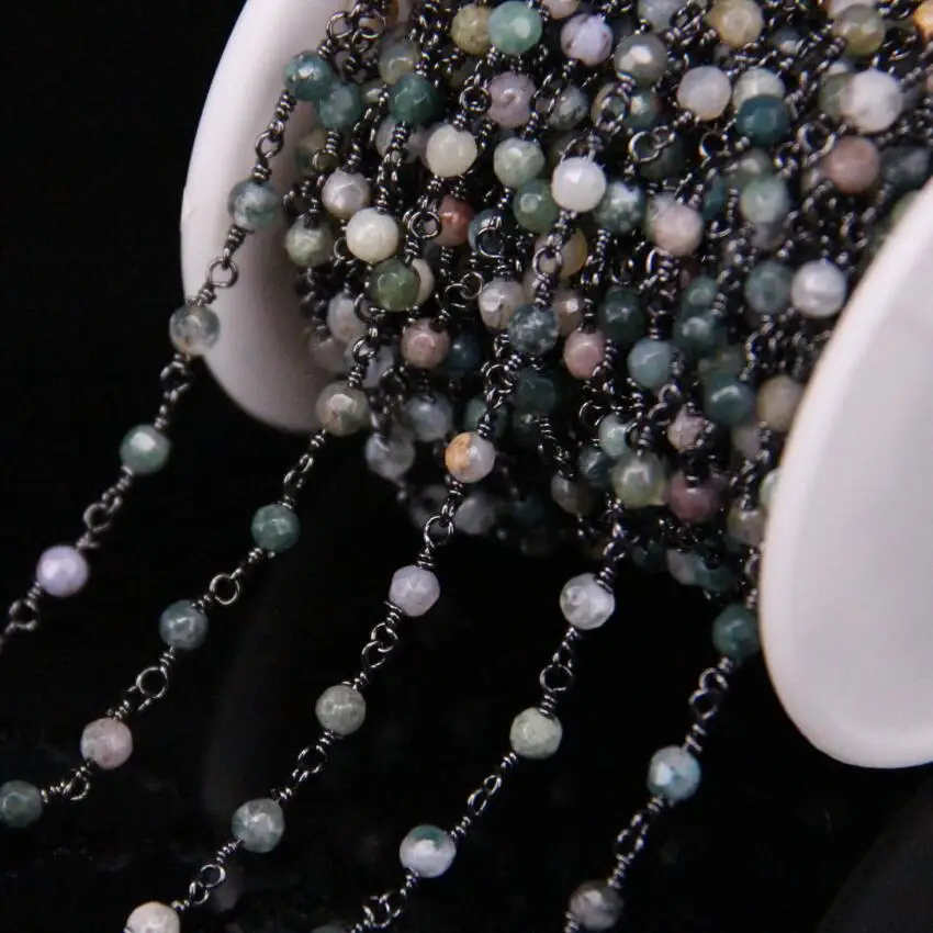 5Meters,4mm Green Indian Agates Gunmetal Link Chain Charms,Mixed Natural stone Faceted Round Bead Gun Black Rosary Chain
5Meters,4mm Green Indian Agates Gunmetal Link Chain Charms,Mixed Natural stone Faceted Round Bead Gun Black Rosary Chain