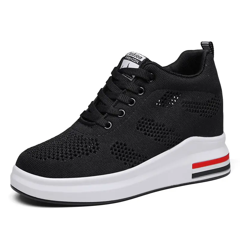 MIUBU Woman Wedge Platform Increase Shoes Lace-Up Women Shoes Sneakers Bling Casual Shoes Hard-Wearing Breathable Spring/Autumn
MIUBU Woman Wedge Platform Increase Shoes Lace-Up Women Shoes Sneakers Bling Casual Shoes Hard-Wearing Breathable Spring/Autumn