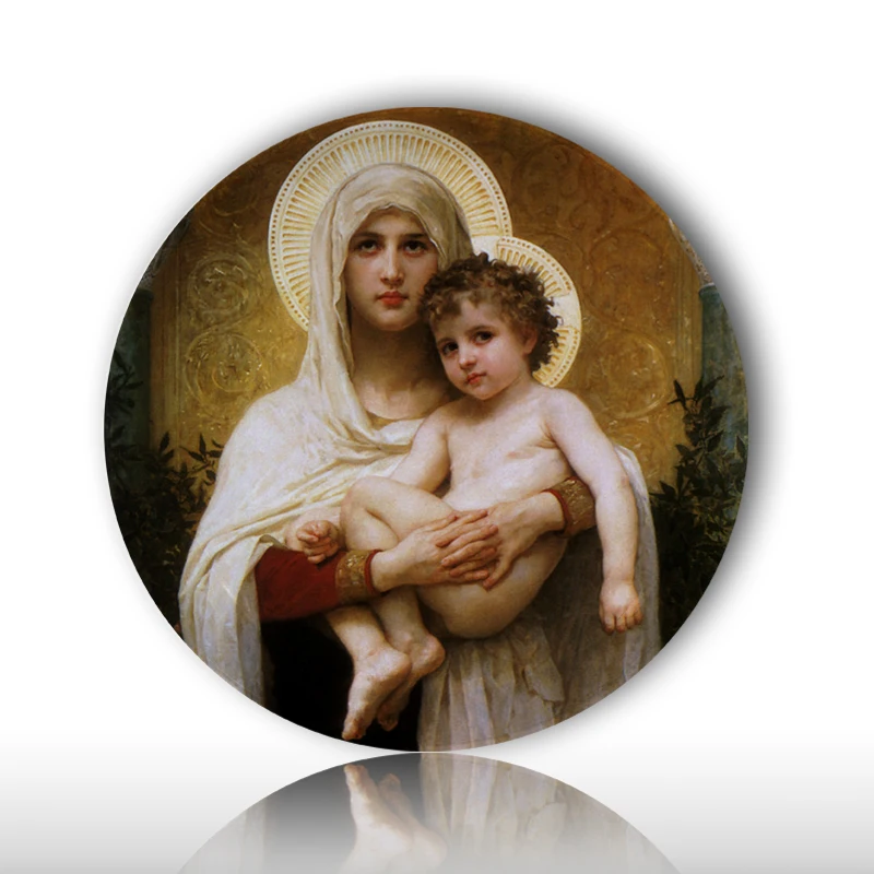 Classical pious Jesus design painting ceramic wall hanging craft plates church Christian faith Prayer dish believer gift
Classical pious Jesus design painting ceramic wall hanging craft plates church Christian faith Prayer dish believer gift