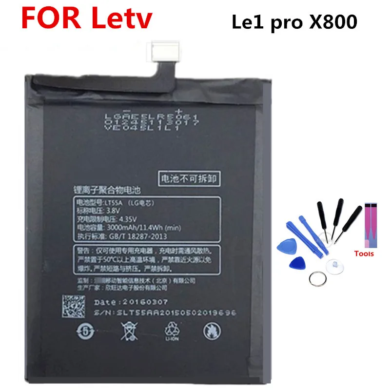 LT55A battery FOR Letv Le1 pro X800 X800+ PRO 3000mAh lithium battery li-ion polymer battery High capacit
LT55A battery FOR Letv Le1 pro X800 X800+ PRO 3000mAh lithium battery li-ion polymer battery High capacit