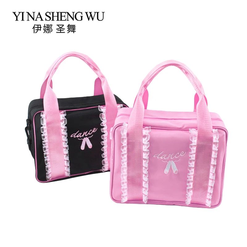 Ballet Dance Messenger Sling Bag Newest Pink/Black Nylon Canvas Vogue Children Embroidered Ballet Dance Lace Handbag 2 Colors
Ballet Dance Messenger Sling Bag Newest Pink/Black Nylon Canvas Vogue Children Embroidered Ballet Dance Lace Handbag 2 Colors