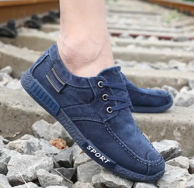 DAGNINO Autumn Men Breathable Canvas Shoes New Men's Fashion Solid Comfortable Casual Shoes Male Lace-up Denim Cloth Sneakers
DAGNINO Autumn Men Breathable Canvas Shoes New Men's Fashion Solid Comfortable Casual Shoes Male Lace-up Denim Cloth Sneakers
